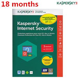 Kaspersky 18-Months Internet Security 3-Users - Click Image to Close