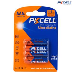 PKCell Ultra Digital Alkaline LR03 AAA Battery 4 Pcs High Drain - Click Image to Close