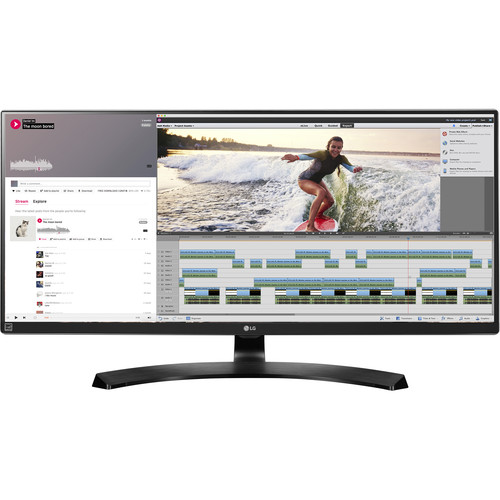 34" LG 34UM88-P UltraWide QHD IPS LED Monitor 2X HDMI 21:9