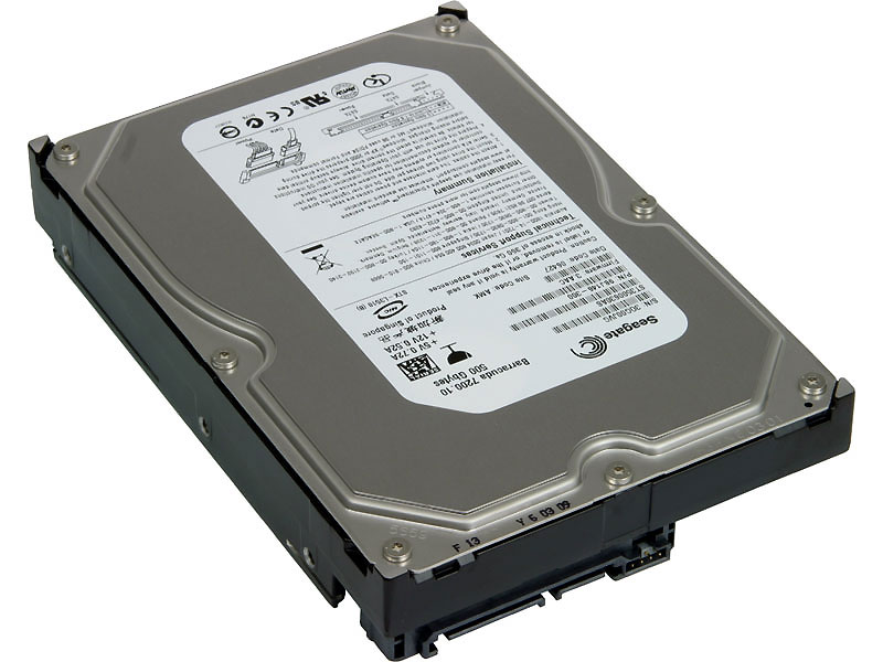 3.5" 500 GB Seagate / WD SATA Hard Drive (Used) - Click Image to Close