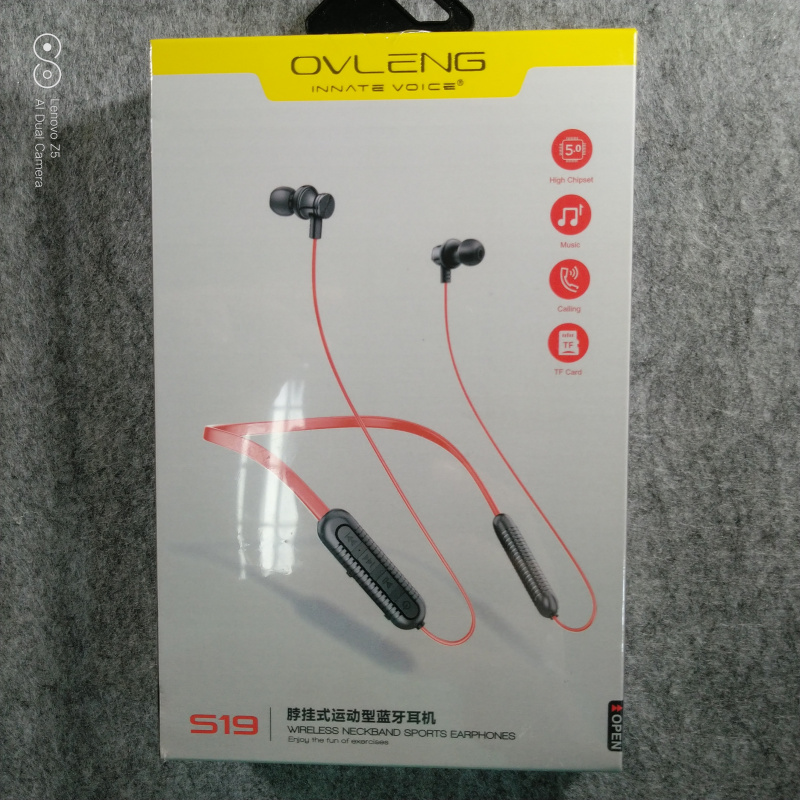 Ovleng S19 Wireless Bluetooth Earphone Sport Earbuds with Mic