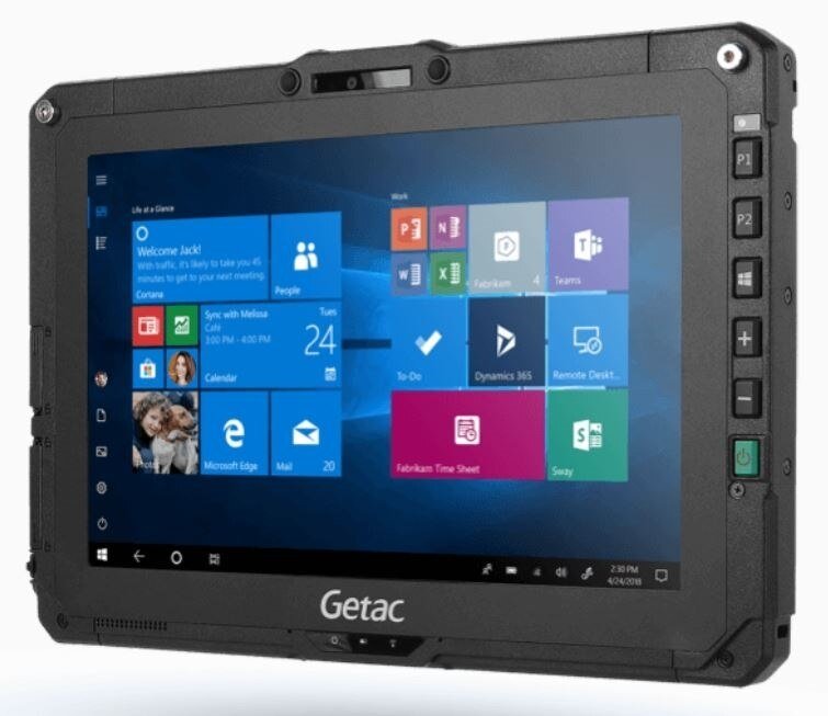 Gentac T800 8.1" Rugged Tablet Win 10 Intel 8GB Ram 125G SSD HD