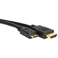 HDMI to Mini HDMI Cable Gold-plated 6' (2 M) - Click Image to Close