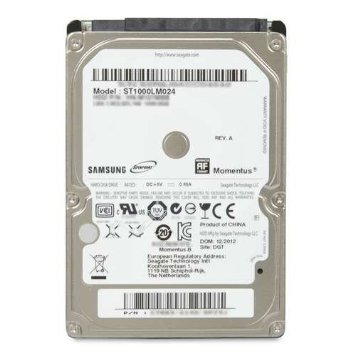 2.5" 1 TB SATA Notebook Hard Drive 5400 rpm Used - Click Image to Close