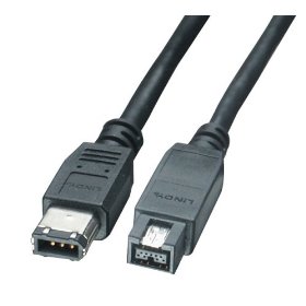 Firewire 800 (9 Pin) to Firewire 400 (6 Pin) 6'