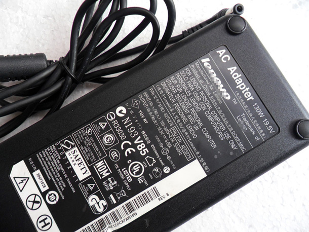 Genuine Lenovo 19.5V 6.66A (130W) 6.3mm X 3.0mm Power Adapter