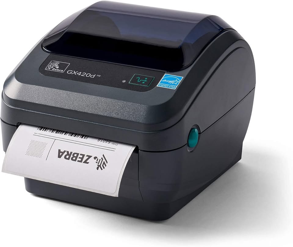 Zebra GX420d Direct Thermal Label Printer USB, Serial & Parallel