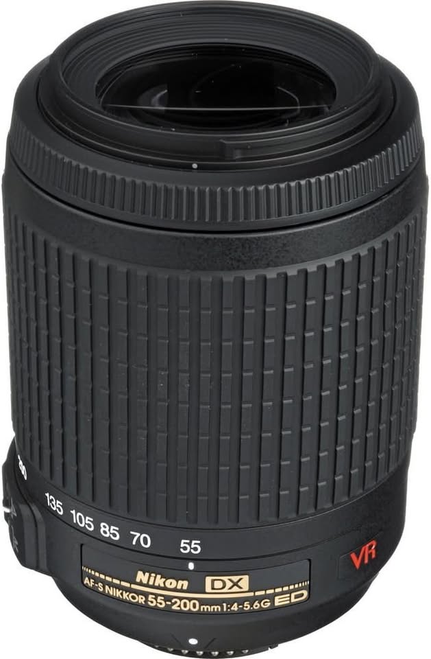 Nikon 55-200mm f/4-5.6G IF-ED AF-S DX VR Zoom Lens (Used)
