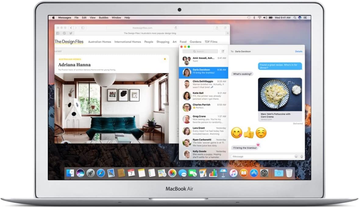 13.3" Apple MacBook Air 2017 Intel i7 8G 256G SSD macOS Ventura