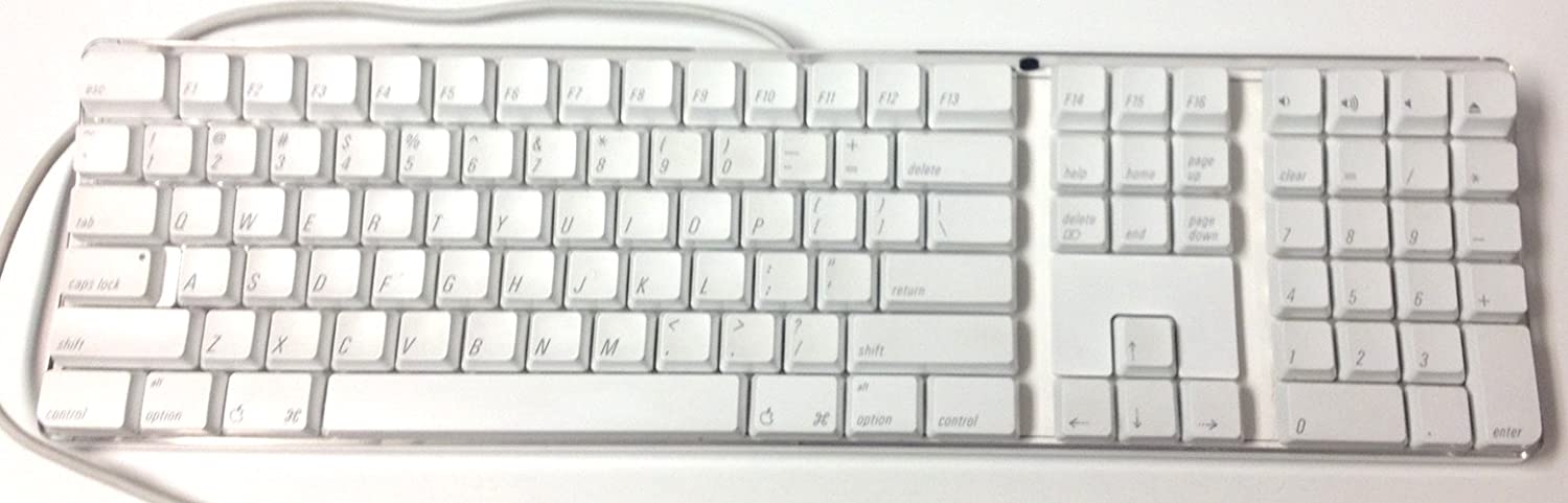 GENUINE Apple A1048 Wired USB Mac Full Sized Keyboard Numeric