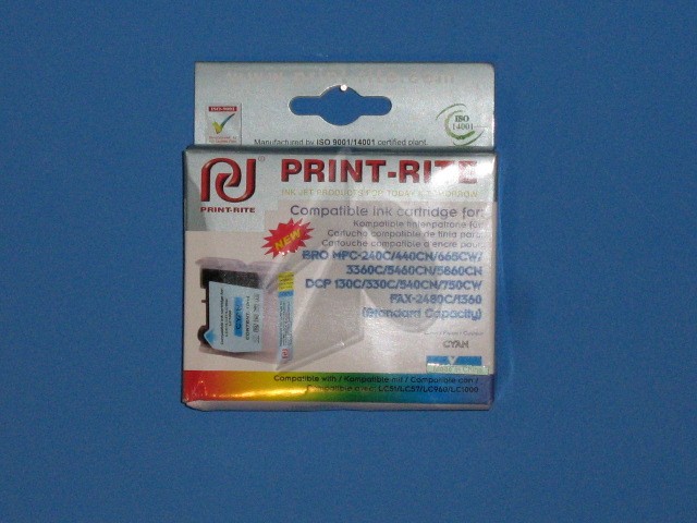 PRINT-RITE Brother LC51 Cyan Ink Cartridge - Click Image to Close