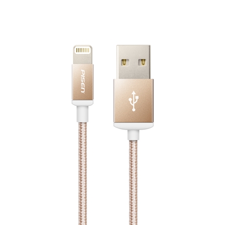 PISEN Lightning Data Sync Charging Cable With Double-sided USB