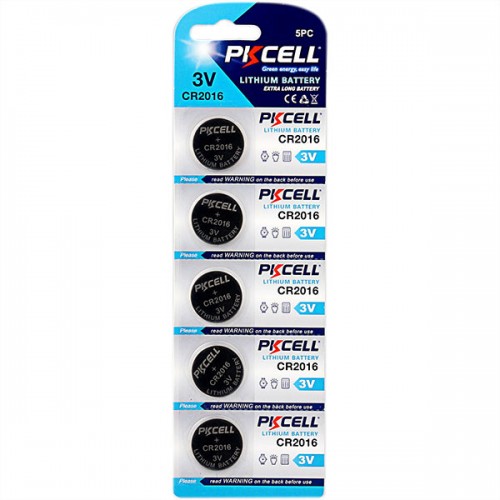 PK Cell 3V CR2016 Lithium Cell Battery