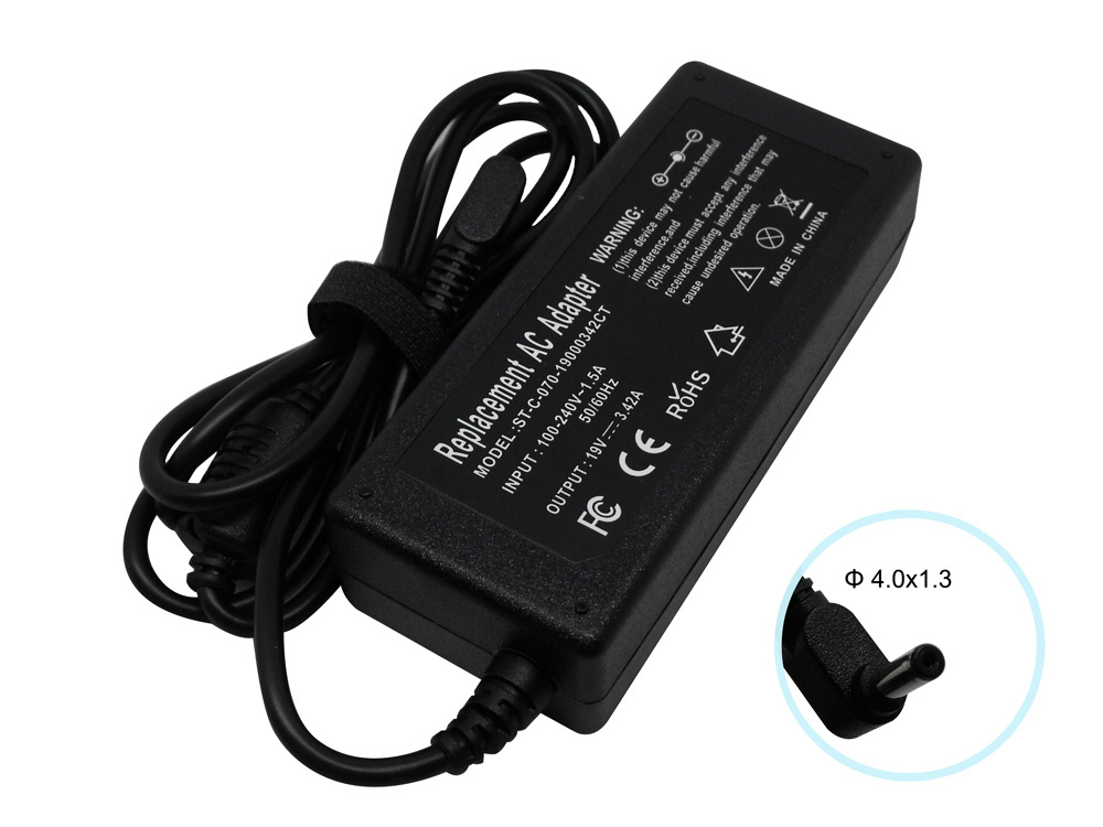 For Asus 19V 3.42A (65W) 4.0mm X 1.35mm Power Adapter