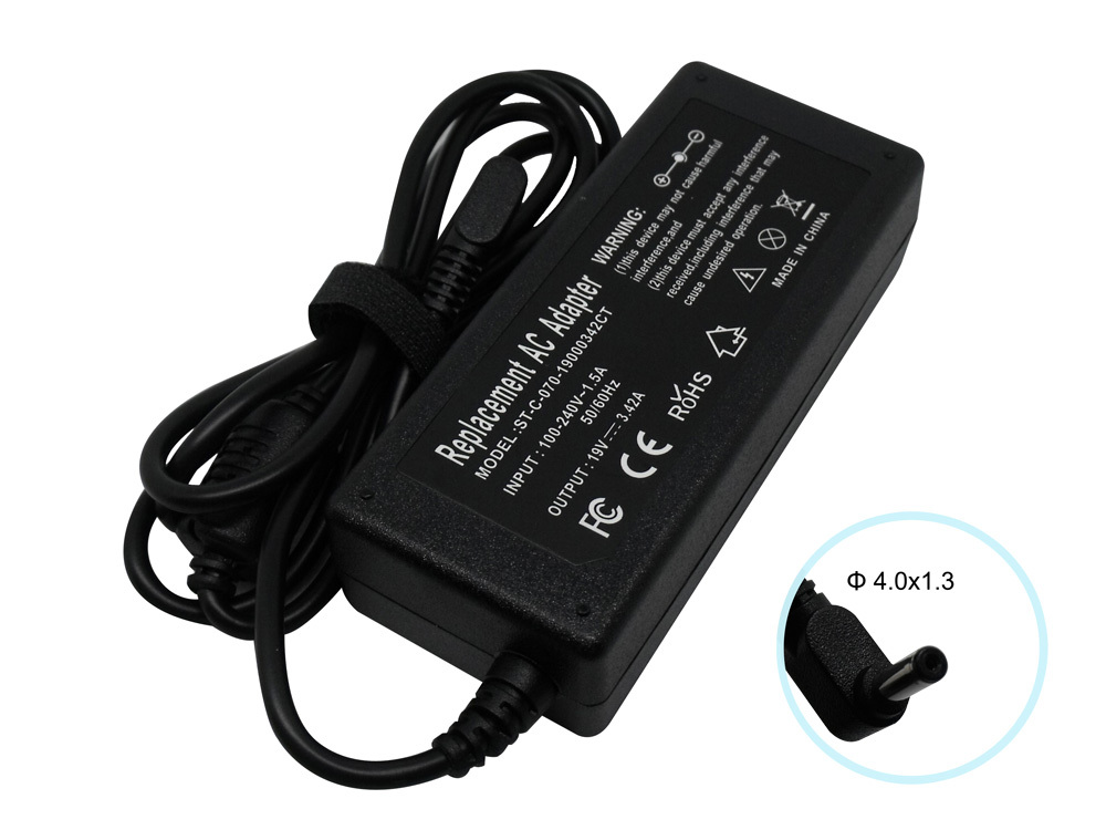 For Asus 19V 3.42A (65W) 4.0mm X 1.35mm Power Adapter - Click Image to Close