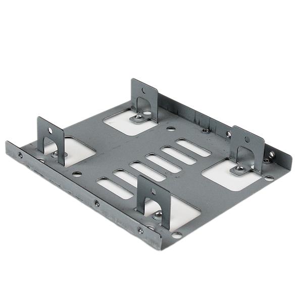 2.5" to 3.5" Adapter Bracket Mount for Dual 2.5" HDD / SSD to PC 2.5" to 3.5" Adapter Bracket Mount for Dual 2.5" HDD / SSD to PC