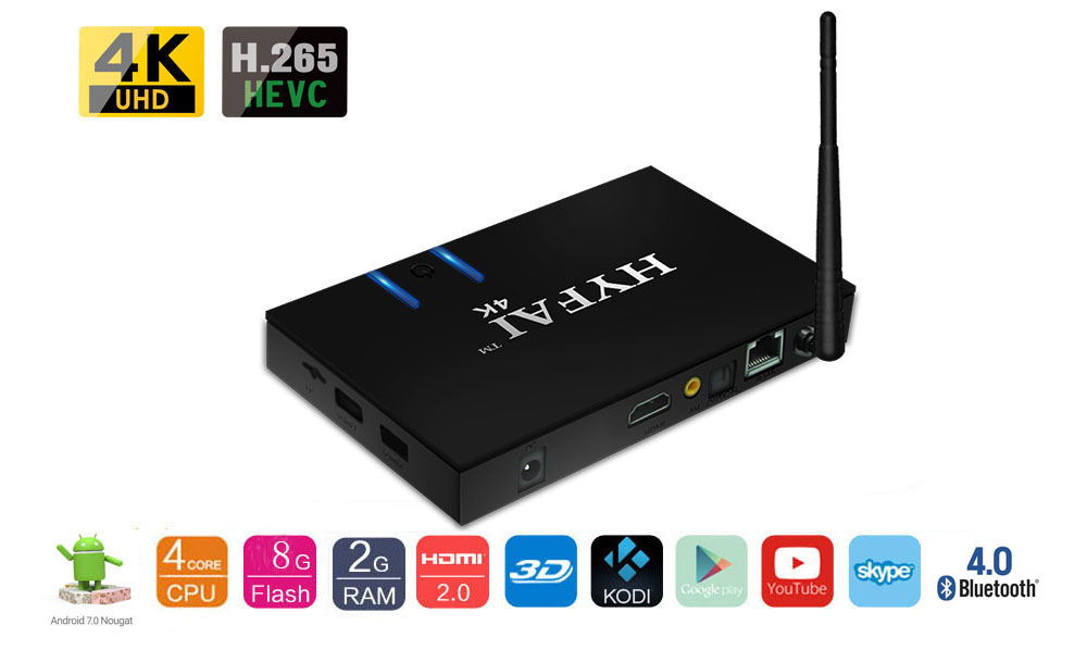Hyfai Q28 Quad Core Android 7.0 2G Ram 4K Kodi 17.4 IPTV /TV Box Hyfai Q28 Quad Core Android 7.0 2G Ram 4K Kodi 17.4 IPTV /TV Box