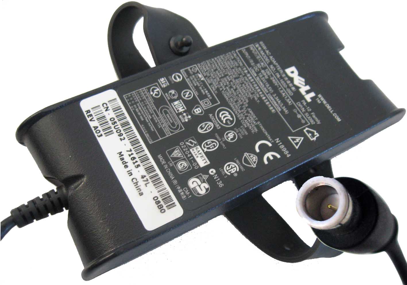 For Dell 19.5V 3.34A (65W) 7.4mm X 5.0mm Power Adapter PA-12