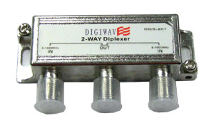 DGS-201 Double Antenna Diplexer for HDTV off-air Antenna - Click Image to Close