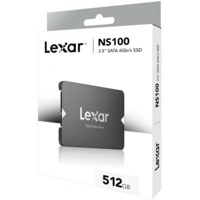 512 GB LEXAR NS100 2.5" SATA III Solid State Drive 512 GB LEXAR NS100 2.5" SATA III Solid State Drive