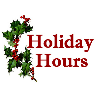 * Holiday Hours *