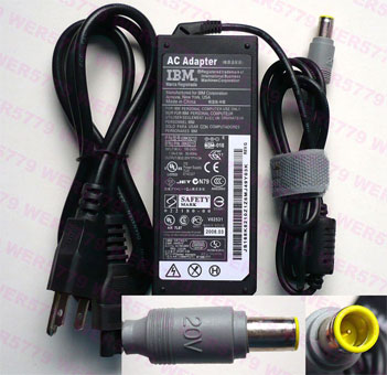 For Lenovo / IBM 20V 3.25A (65W) 7.4mm X 5.0mm Power Adapter - Click Image to Close