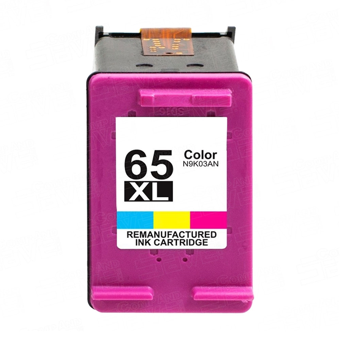 HP 65XL High Yeild Color Remanufactured Ink Cartridge