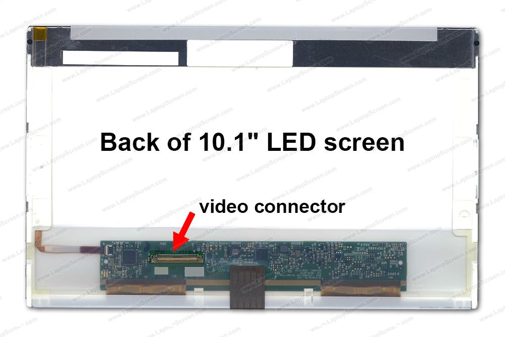 10.1" Used Laptop LCD Screen LTN101NT02-D01 40 Pin 1024 x 600
