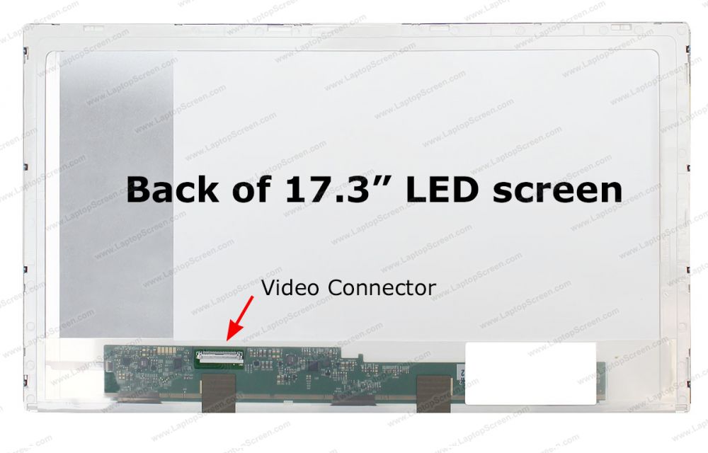 17.3" Used Laptop LCD Screen LP173WD1(TL)(N1) 40 Pin 1600x900