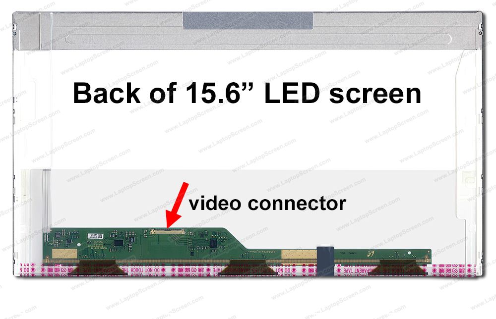 15.6" Used Laptop LCD Widescreen LTN156AT02 40 Pin 1366x768 - Click Image to Close