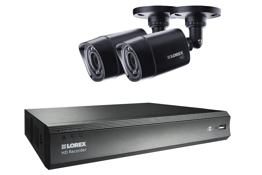 Lorex DVR Kit with HD 720p Security Cameras x2, 500 GB Storage