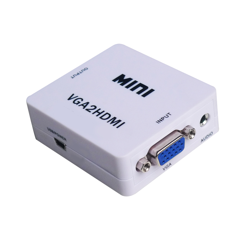 M635 Compact size VGA + 3.5mm Audio to HDMI Converter Box 1080p - Click Image to Close