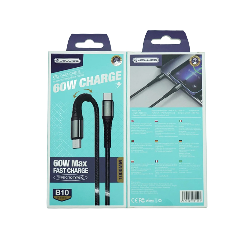 USB 3.1 Type C to USB 3.1 Type C Cable 3FT JELLICO