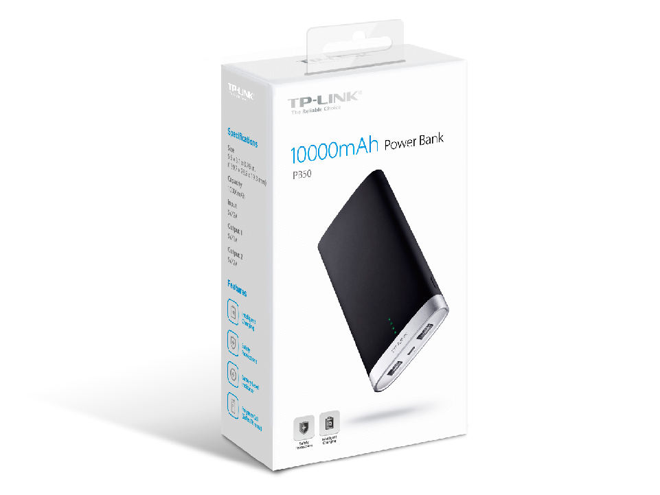 TP-Link PB50 10000mAh Power Bank with 2 USB Ports