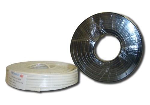 100 ft RG6 TV / Satellite Cable with Connector 100 ft RG6 TV / Satellite Cable with Connector