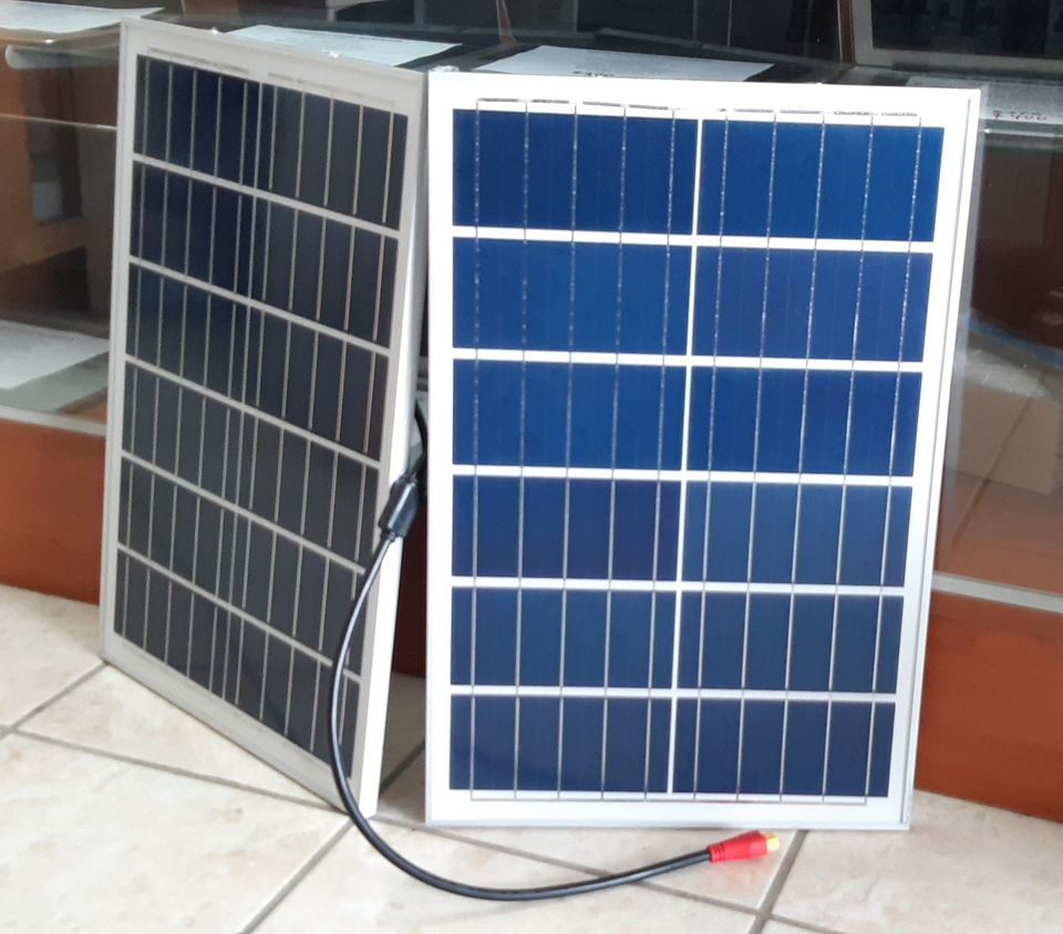 Solar Power Panel X 2 (30W X 2, 6V) - Click Image to Close