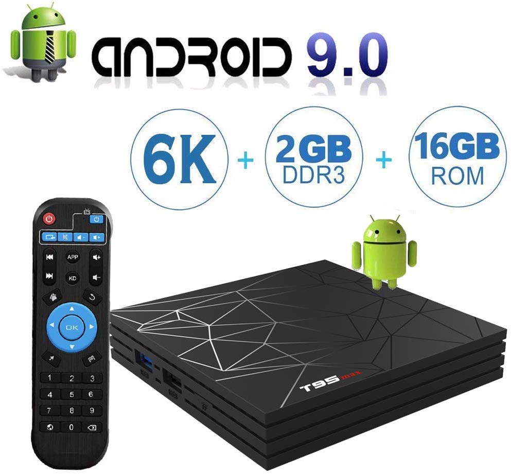 T95 Max TV Box H6 CPU 2GB Ram 16GB ROM Android 9 6K Wifi T95 Max TV Box H6 CPU 2GB Ram 16GB ROM Android 9 6K Wifi