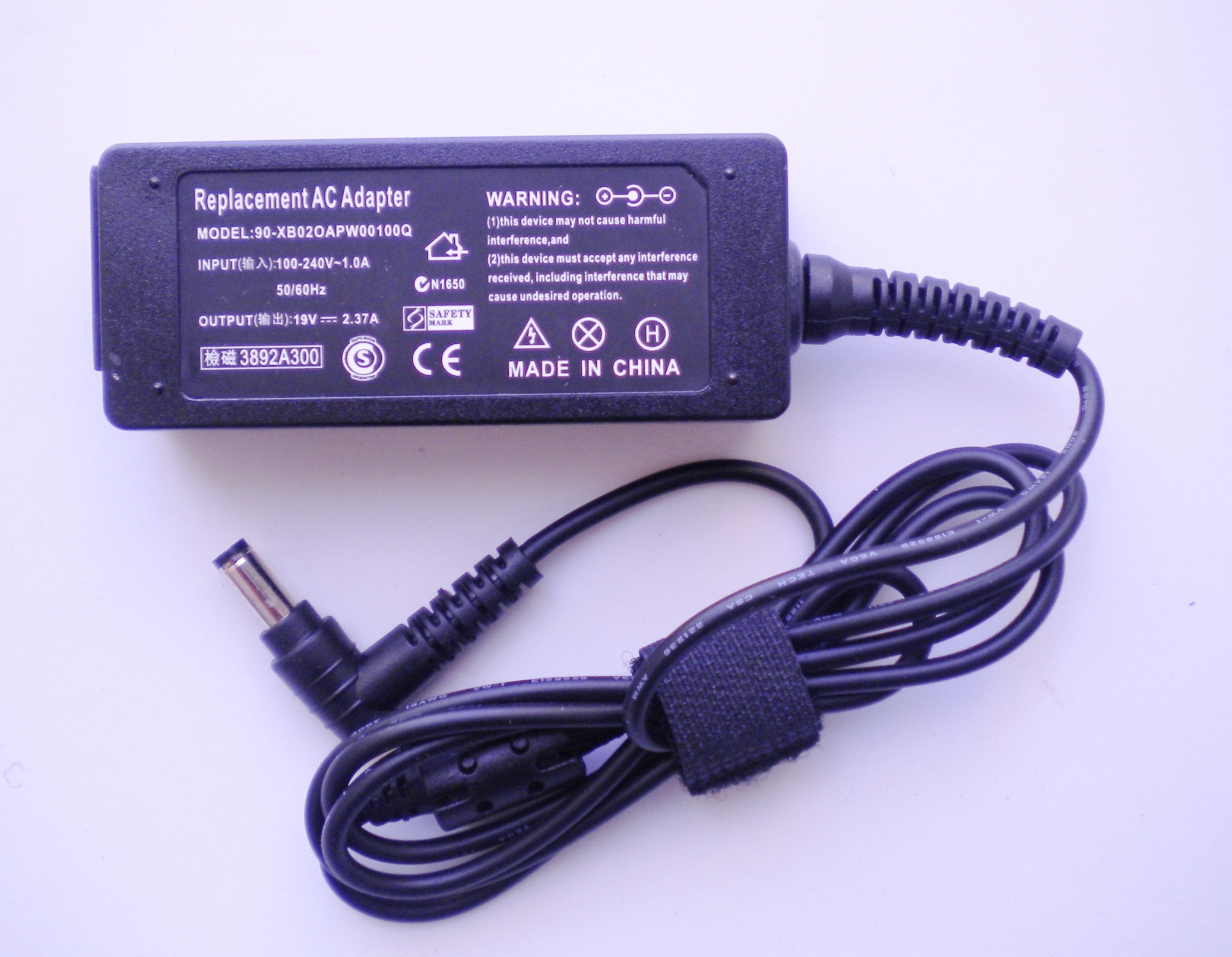 For Toshiba 19V 2.37A (45W) 5.5mm X 2.5mm Power Adapter