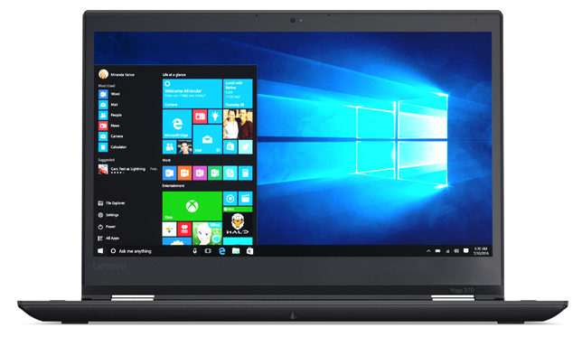 13.3" Lenovo Yoga 370 Intel Core i5-7300 8G 256G SSD Win11 Pro