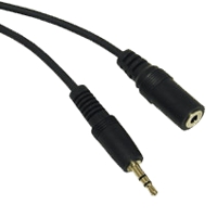 3.5mm Stereo Audio Extension Cable M/F 25'