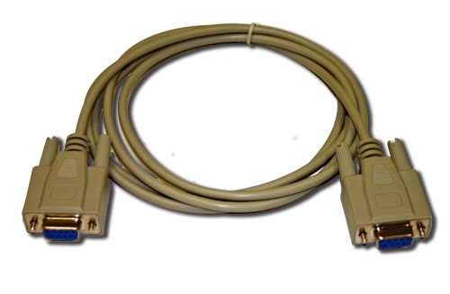 6' Serial Null Modem Cable 9 Pin F/F - Click Image to Close