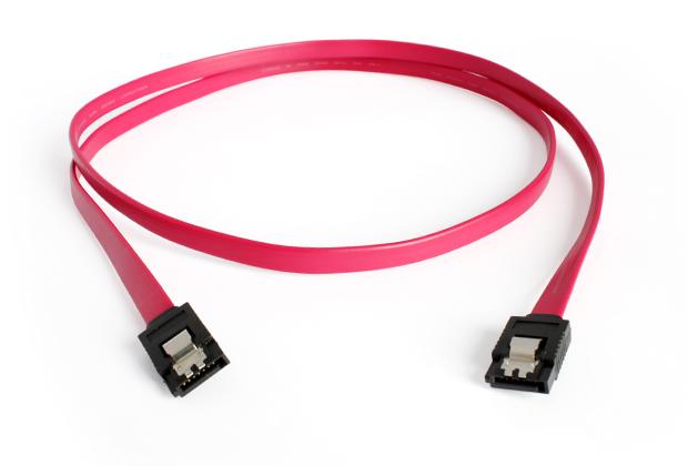 SATA Cable 25" - 30" with Latching Connectors - Click Image to Close
