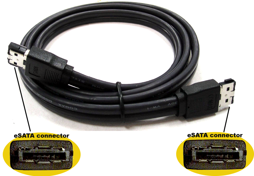 eSATA to eSATA Cable 6' - Click Image to Close