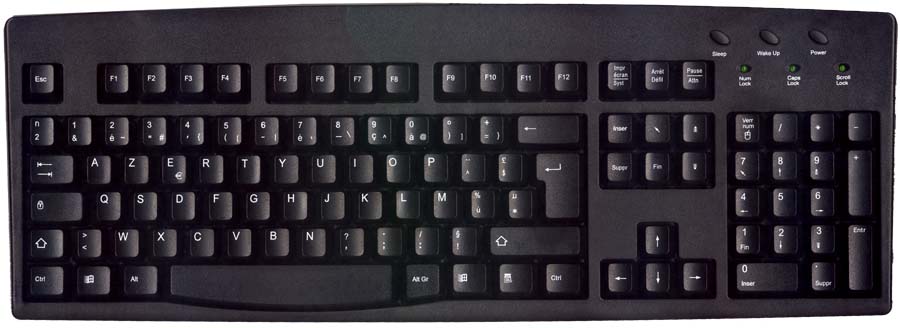 Black PS/2 Keyboard