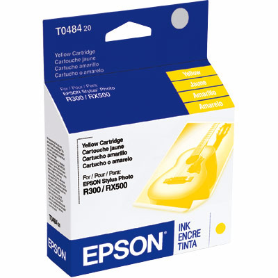 Epson Genuine T048420 Yellow Ink Cartridge - Click Image to Close