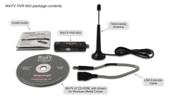 Hauppauge WinTV-HVR-850 USB HDTV Adapter - Click Image to Close