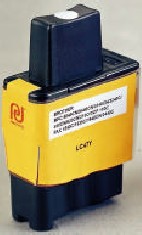 PRINT-RITE Brother LC41 Yellow Color Ink Cartridge - Click Image to Close