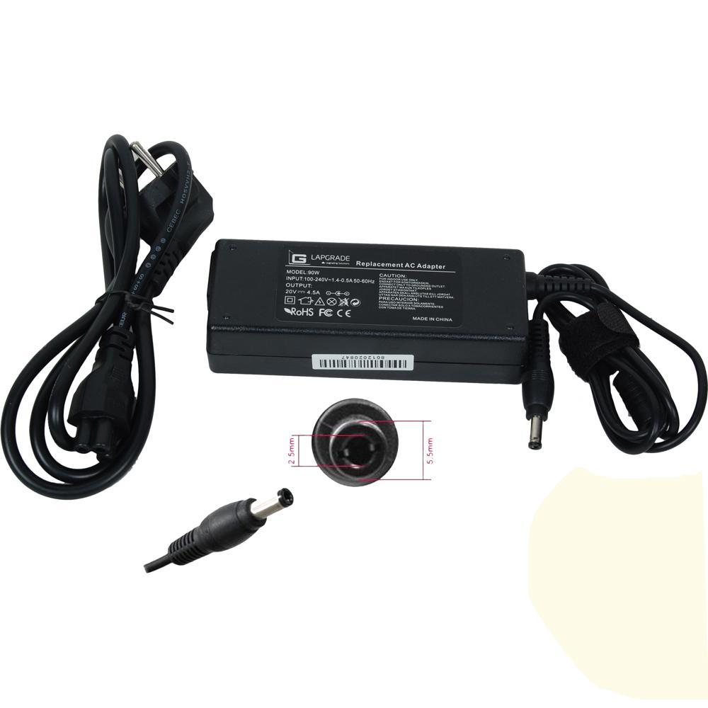 For Lenovo / IBM 20V 4.5A (90W) 5.5mm X 2.5mm Power Adapter - Click Image to Close