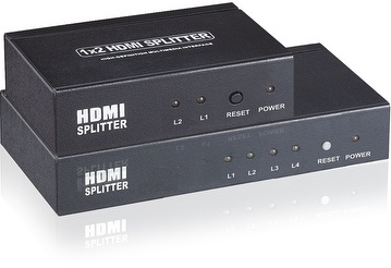 Hyfai HDMI 1.4 Splitter 1X4 with Full 3D & 4Kx2K(340MHz) LU612H - Click Image to Close