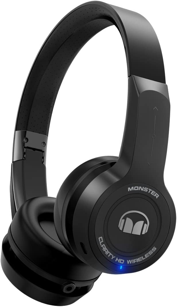 Monster ClarityHD On Ear Bluetooth / 3.5mm Headphones Black